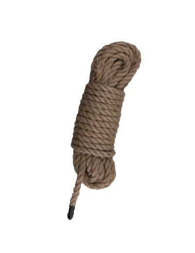 Коричневая веревка для бондажа Hemp Rope - 10 м.