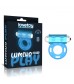 Голубое, светящееся в темноте эрекционное виброкольцо Lumino Play Vibrating Penis Ring