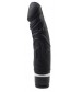 Черный вибратор-реалистик Thick Realistic Dildo - 19,5 см.