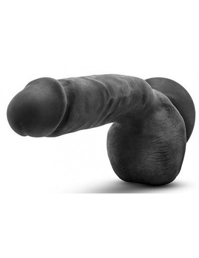 Черный фаллоимитатор Bold Pound 8.5 Inch Dildo - 21,6 см.