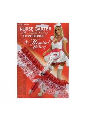 Подвязка медсестры со шприцом