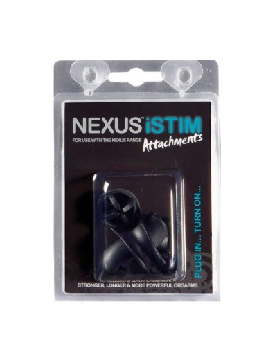 Набор из 3 электродов iStim Attachments для массажёров простаты Nexus