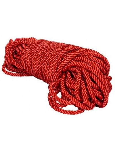 Красная веревка для связывания BDSM Rope - 30 м.