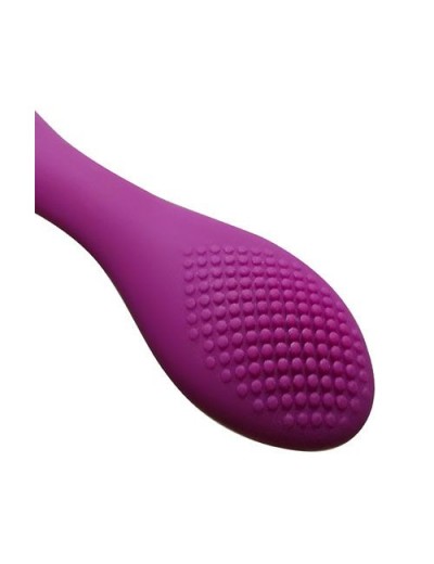 Фиолетовый вибромассажер G-Spot Evelyn - 15,1 см.