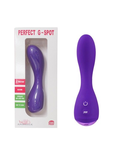 Фиолетовый вибратор Perfect G-Spot - 16,2 см.