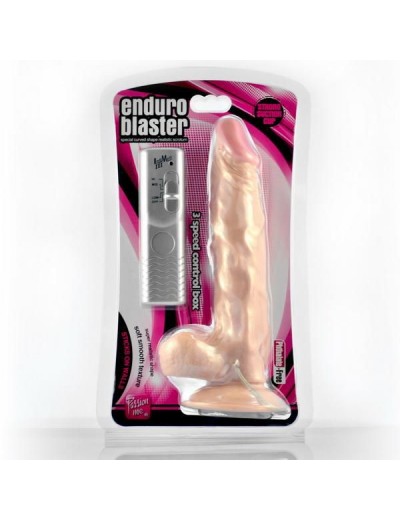Телесный вибратор-реалистик с присоской Enduro Blaster - 21,5 см.