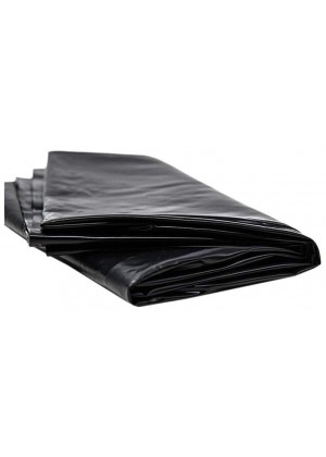 Черная виниловая простынь - 217 х 200 см.