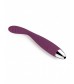Фиолетовый вибратор Cici Violet с гнущейся головкой - 18,2 см.