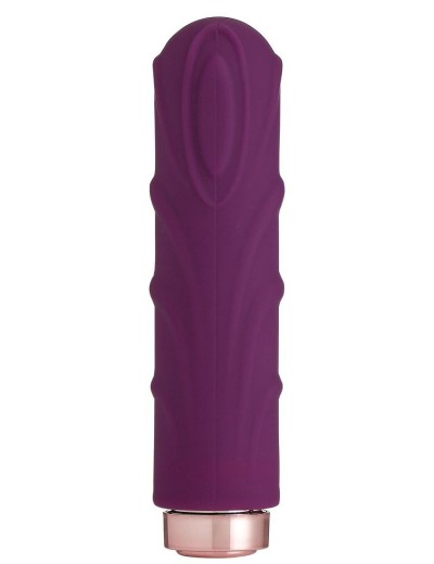 Фиолетовая вибропуля Love Sexy Silky Touch Vibrator - 9,4 см.