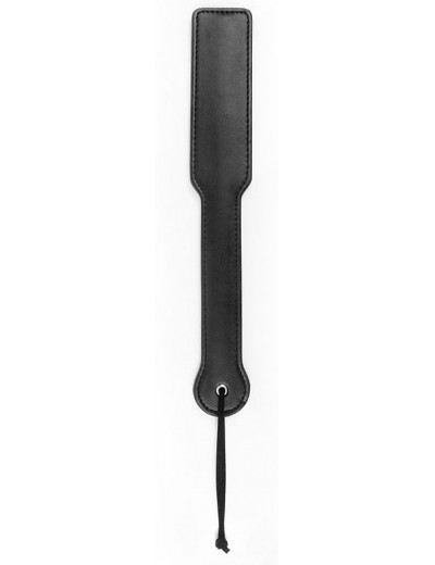 Черная гладкая шлепалка NOTABU с широкой ручкой - 32 см.