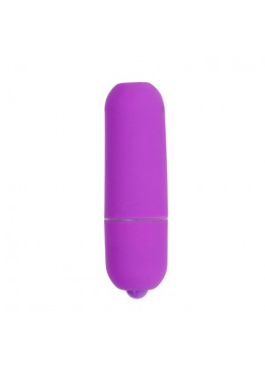 Фиолетовая вибропуля с 10 режимами вибрации