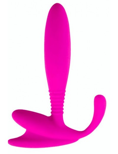 Розовый стимулятор простаты Beginner P-Spot Massager - 12 см.