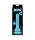 Голубой фаллоимитатор, светящийся в темноте, Firefly 5  Pleasures Dildo - 17 см.