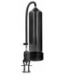 Черная вакуумная помпа для мужчин с насосом в виде поршня Deluxe Beginner Pump