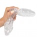 Прозрачная закрытая насадка Crystal Skin Penis Sleeve - 27,8 см.