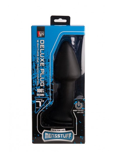 Конус с вибрацией MENZSTUFF VIBRATING BUTT PLUG 7INCH - 17,8 см.