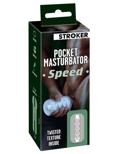 Прозрачный мастурбатор Pocket Masturbator Speed