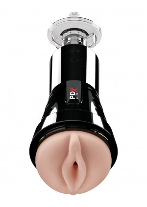 Телесный вибромастурбатор-вагина Cock Compressor Vibrating Stroker