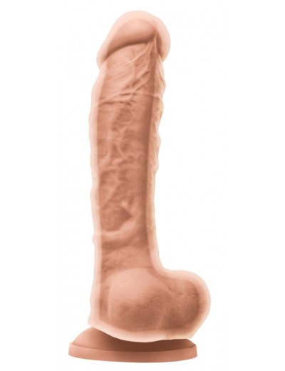 Телесный фаллоимитатор Dual Density 8 Dildo - 25,4 см.