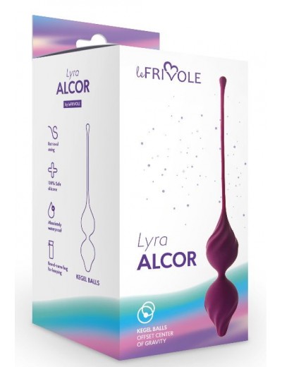 Фиолетовые вагинальные шарики Alcor