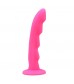 Розовая насадка для страпона Crush On Cavelier - 17 см.