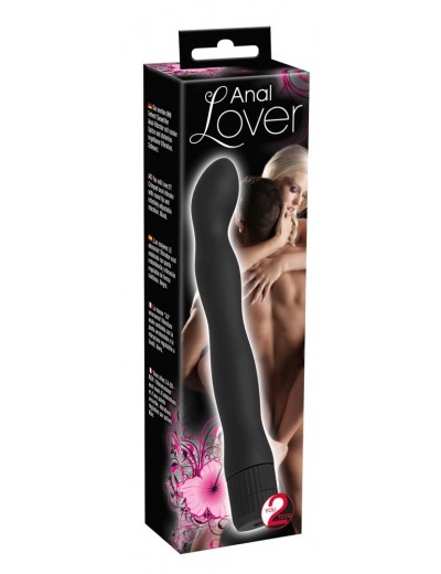 Изящный анальный вибратор Anal Lover - 18 см.