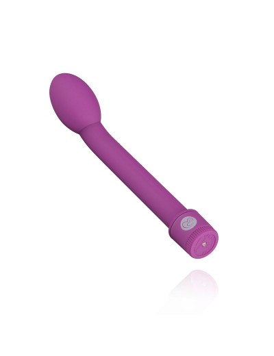 Фиолетовый вибратор для точки G Easytoys G-Spot Vibrator - 21 см.