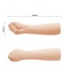 Телесный стимулятор в виде руки со сжатыми в кулак пальцами - 36 см.