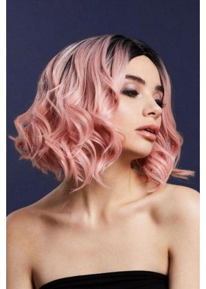 Нежно-розовый парик  Кортни 