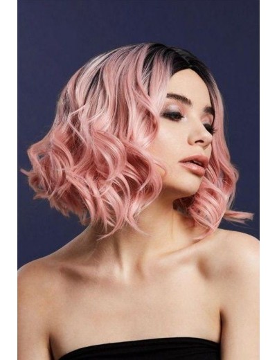 Нежно-розовый парик  Кортни