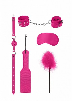 Розовый игровой набор БДСМ Introductory Bondage Kit №4