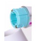 Розовый силиконовый вибратор с клиторальным стимулятором A-Toys Mady - 20,4 см.