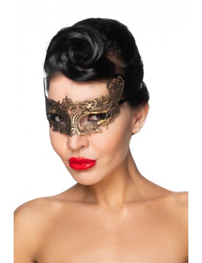 Золотистая карнавальная маска  Хассалех