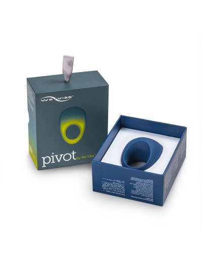 Синее эрекционное виброкольцо We-vibe Pivot