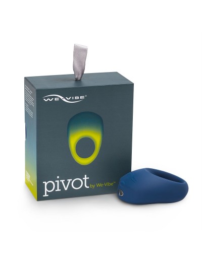 Синее эрекционное виброкольцо We-vibe Pivot