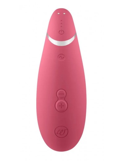 Розовый клиторальный стимулятор Womanizer Premium 2