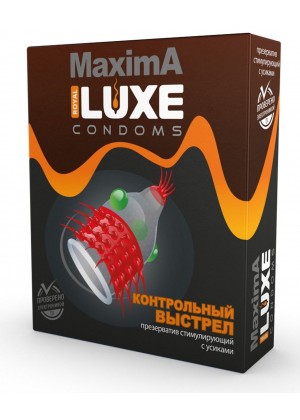 Презерватив LUXE Maxima  Контрольный Выстрел  - 1 шт.