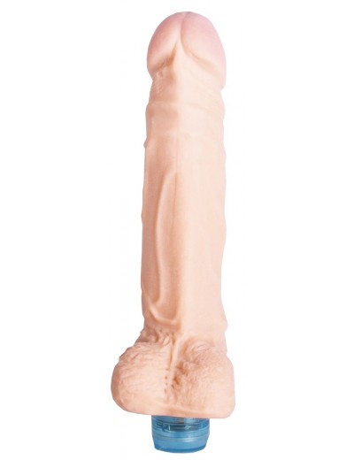 Телесный вибратор Vibro Realistic Cock Dildo - 18 см.