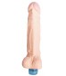 Телесный вибратор Vibro Realistic Cock Dildo - 18 см.