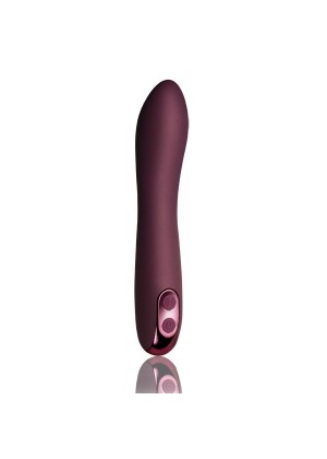 Фиолетовый вибромассажер Giamo - 19 см.