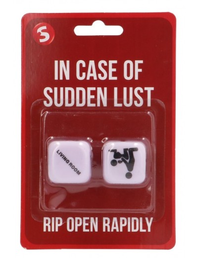 Игральные кубики In Case Of Sudden Lust Sex Dice