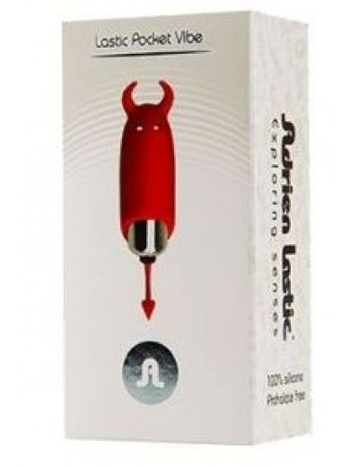 Красный вибростимулятор Devol Mini Vibrator - 8,5 см.