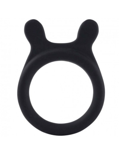 Черное эрекционное кольцо Be a Prince