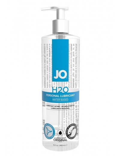 Лубрикант на водной основе JO Personal Lubricant H2O с дозатором - 480 мл.