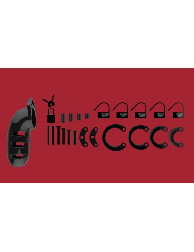 Черный мужской пояс верности Cock Cage Model 06 Chastity