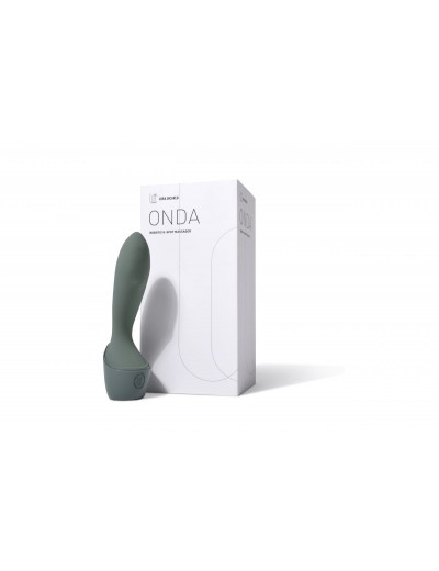 Зеленый стимулятор точки G Onda G-Spot Massager - 19,5 см.