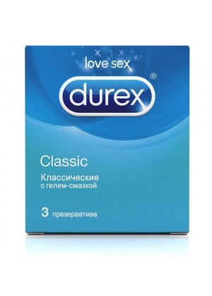 Классические презервативы Durex Classic - 3 шт.