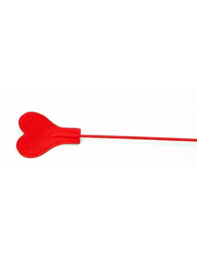Красный стек со шлепком в виде сердца - 63,5 см.