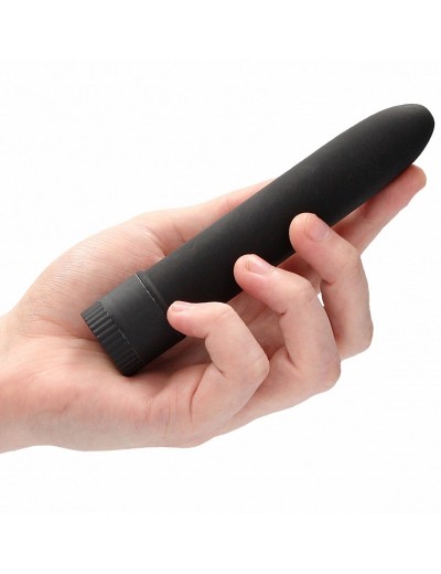 Черный вибратор 5.5  Vibrator Biodegradable - 14 см.