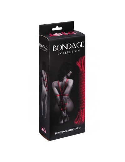 Красная веревка Bondage Collection Red - 9 м.